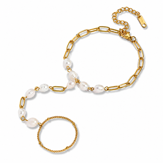 SALTY PEARL HAND-CHAIN