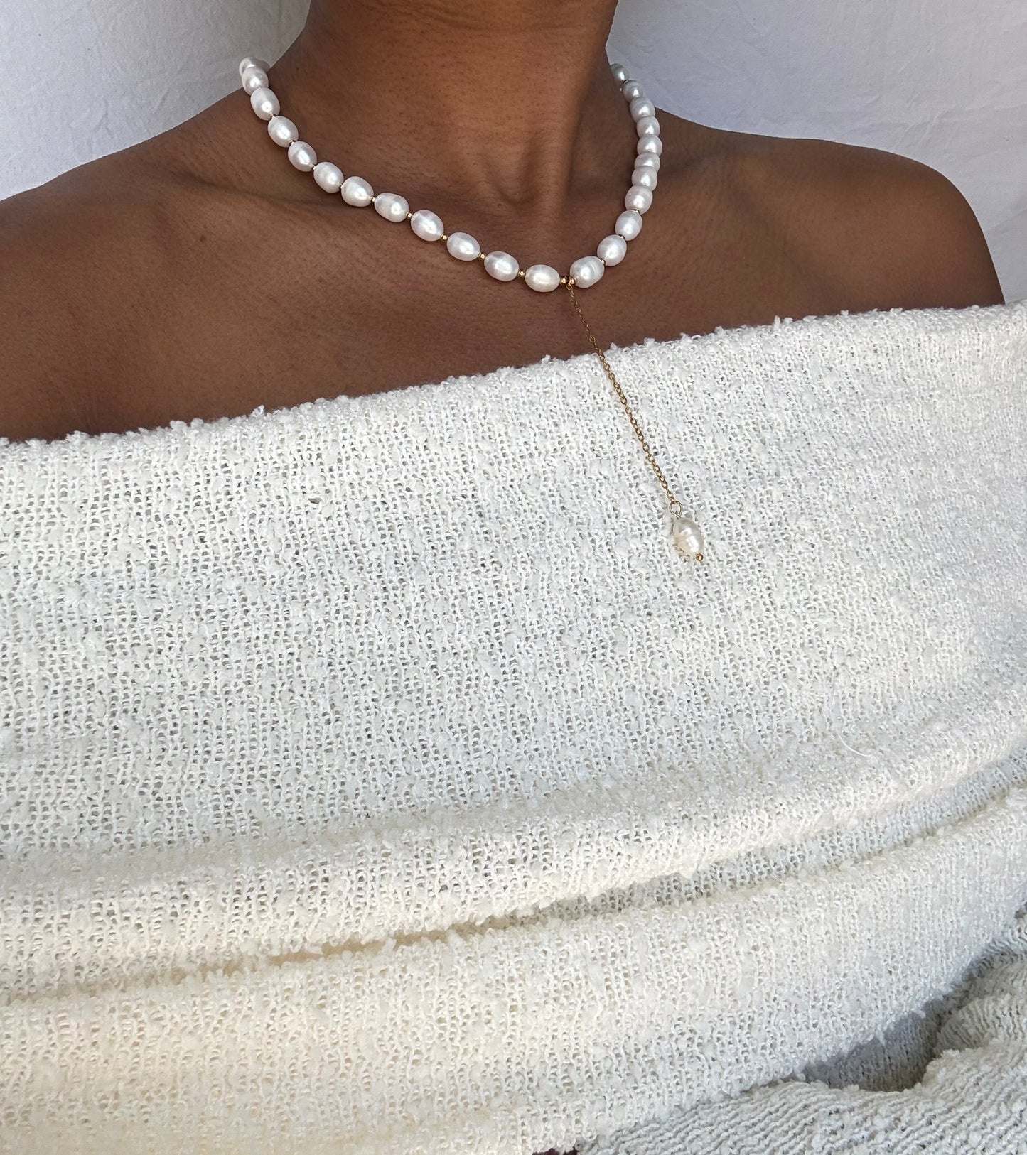 TEAR OF PEARL NECKLACE