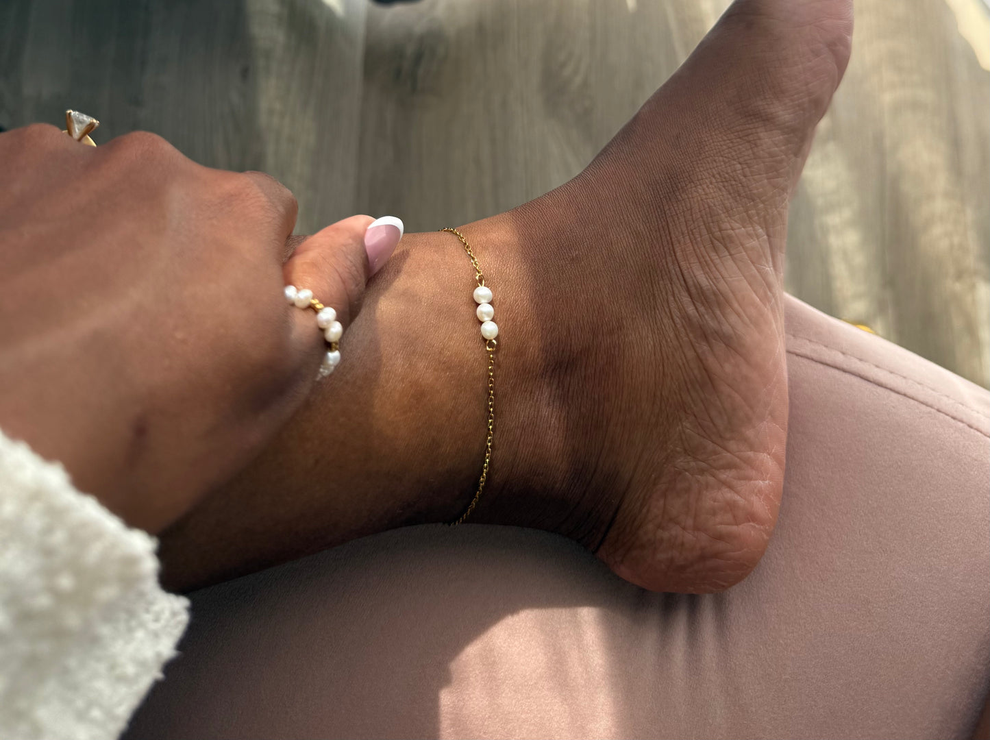 PEARL TOUCH ANKLET